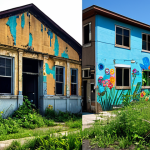 The "Before & After" Transformation**

"A split image showcasing the dramatic transformation of a derelict urban space. On the left, a photograph of a dilapidated, boarded-up building with overgrown weeds, peeling paint, and broken windows. On the right, a vibrant community center with colorful murals, flourishing plants, and people enjoying the space. The community members are fully clothed, diverse, and smiling. Include the text 'Hope Blooms' above the community center. Safe for work, appropriate content, fully clothed, professional, natural proportions, perfect anatomy, high resolution, professional photography."

**