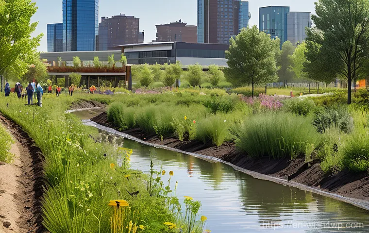 폐공간 생태적 전환의 재정적 지원 방안 - **Prompt 1: Brownfield to Bloom: A Community's Ecological Transformation**
    A bright, hopeful sce...