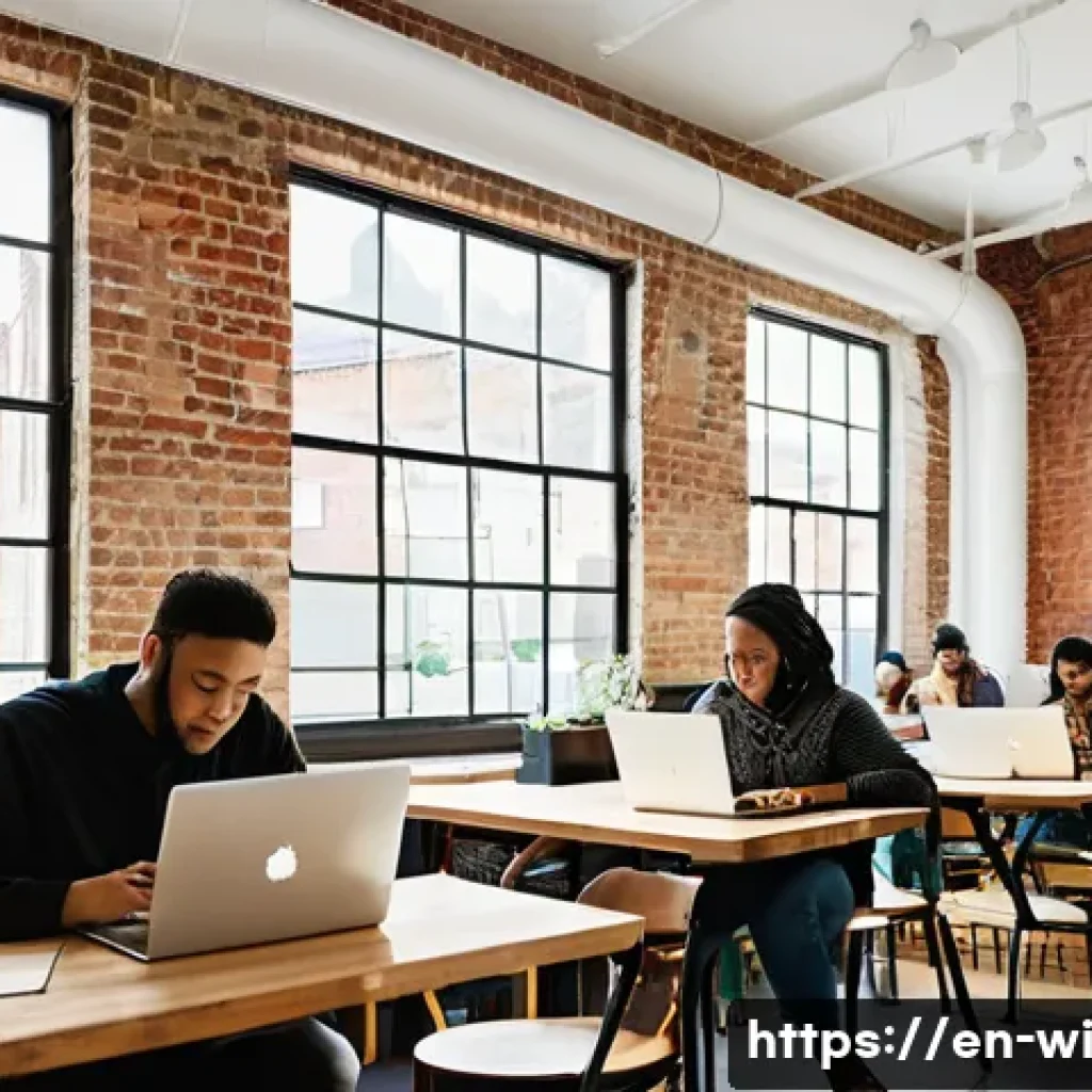 폐공간의 사회적 가치 증대 방안 - **Vibrant Community Hub in a Revitalized Space**
A bright, inviting interior of a multi-purpose ...